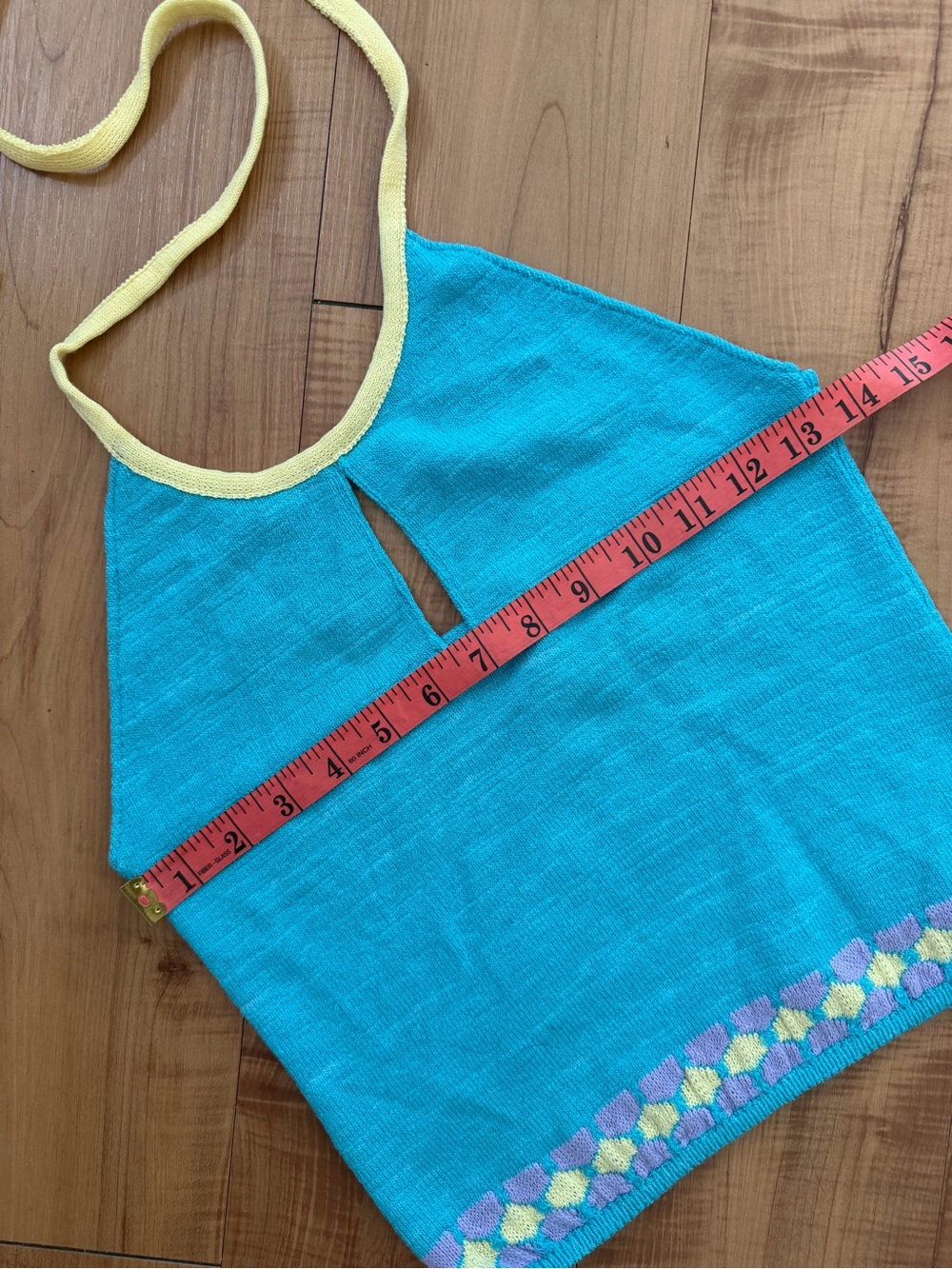 Brand New Vintage Ultra Soft Sweater Knit Halter Crop Top - Picture 3 of 8